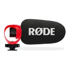 R&#248;de VideoMicro II Kameramikrofon Kompakt og lett retningsstyrt mic.