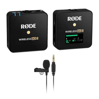 R&#248;de Wireless GO II Single KIT + R&#248;de Lavalier GO Mygg