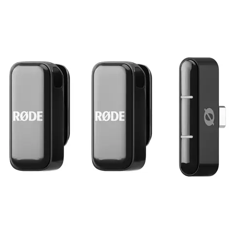 R&#248;de Wireless Micro USB-C Black Ultrakompakt tr&#229;dl&#248;st mikrofonsystem