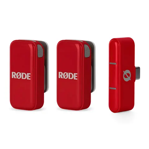 R&#248;de Wireless Micro USB-C Red Ultrakompakt tr&#229;dl&#248;st mikrofonsystem