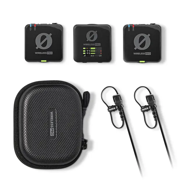 Røde Wireless Pro Trådløst mikrofonsystem. 2 x TX/1 x RX 