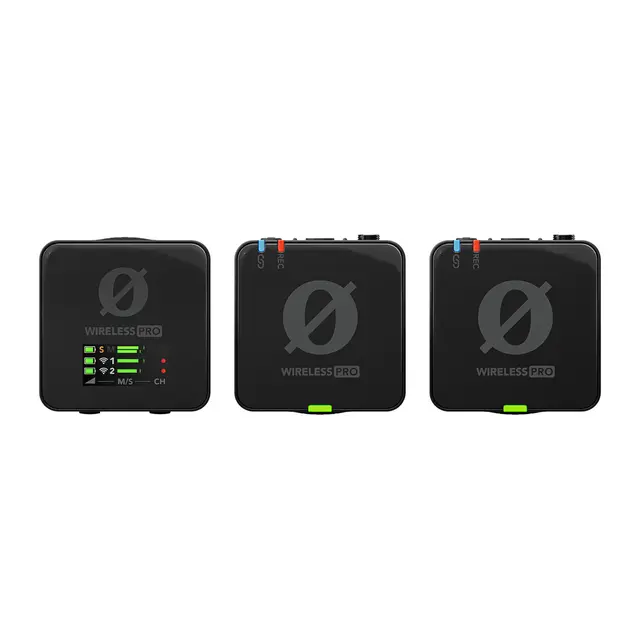 Røde Wireless Pro Trådløst mikrofonsystem. 2 x TX/1 x RX 