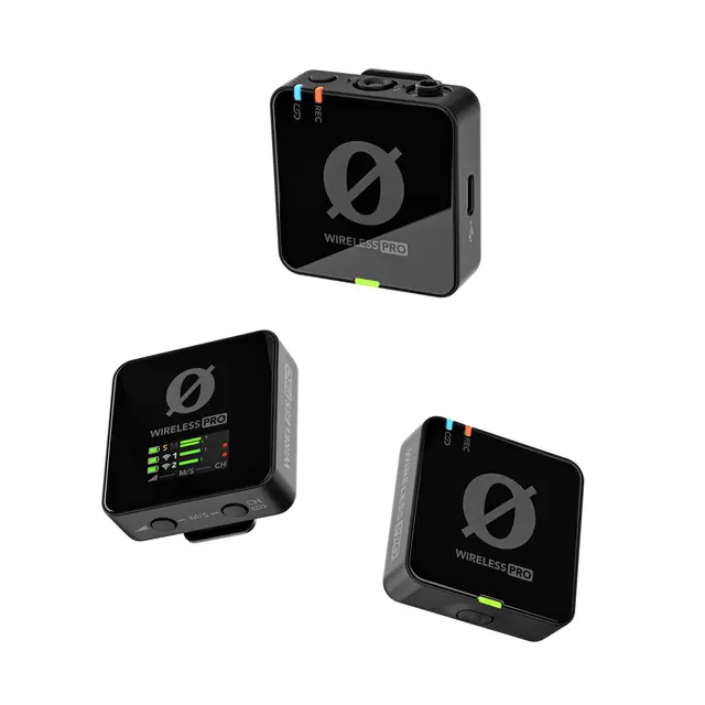 Røde Wireless Pro Trådløst mikrofonsystem. 2 x TX/1 x RX 