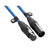 R&#248;de XLR Cable Blue 3 m Bl&#229; XLR-kabel. 3 meter