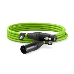 R&#248;de XLR Cable Green 3 m Gr&#248;nn XLR-kabel. 3 meter