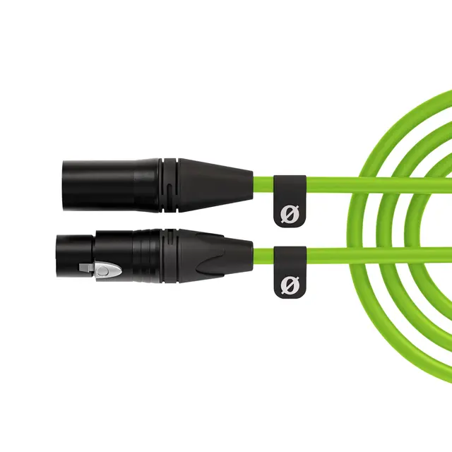 Røde XLR Cable Green 3 m Grønn XLR-kabel. 3 meter 