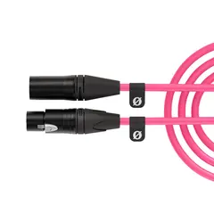 R&#248;de XLR Cable Pink 3 m Rosa XLR-kabel. 3 meter