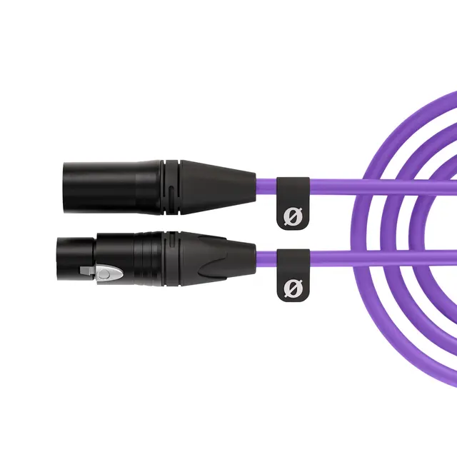 Røde XLR Cable Purple 3 m Lilla XLR-kabel. 3 meter 