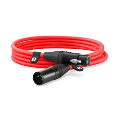 Røde XLR Cable Red 3 m Rød XLR-kabel. 3 meter