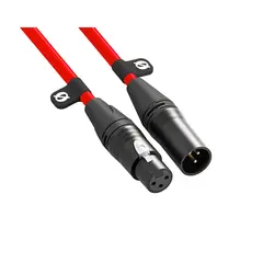 Røde XLR Cable Red 3 m Rød XLR-kabel. 3 meter