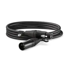Røde XLR Cable Black 3 m Sort XLR-kabel. 3 meter
