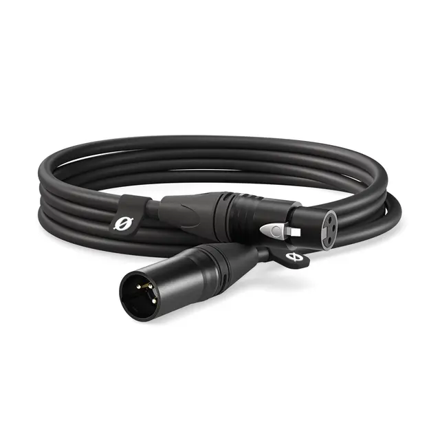 Røde XLR Cable Black 3 m Sort XLR-kabel. 3 meter 