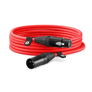 Røde XLR Cable Red 6 m Rød XLR-kabel. 6 meter