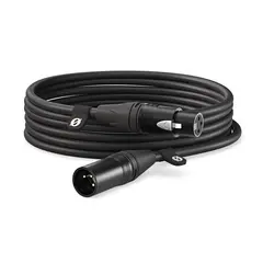 R&#248;de XLR Cable Black 6 m Sort XLR-kabel. 6 meter