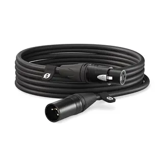 R&#248;de XLR Cable Black 6 m Sort XLR-kabel. 6 meter