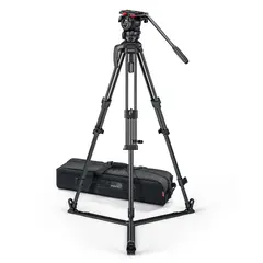 Sachtler FSB 4 75/2 CF GS Mk II Fluid head, Tripod, Gr-Spreader, Bag