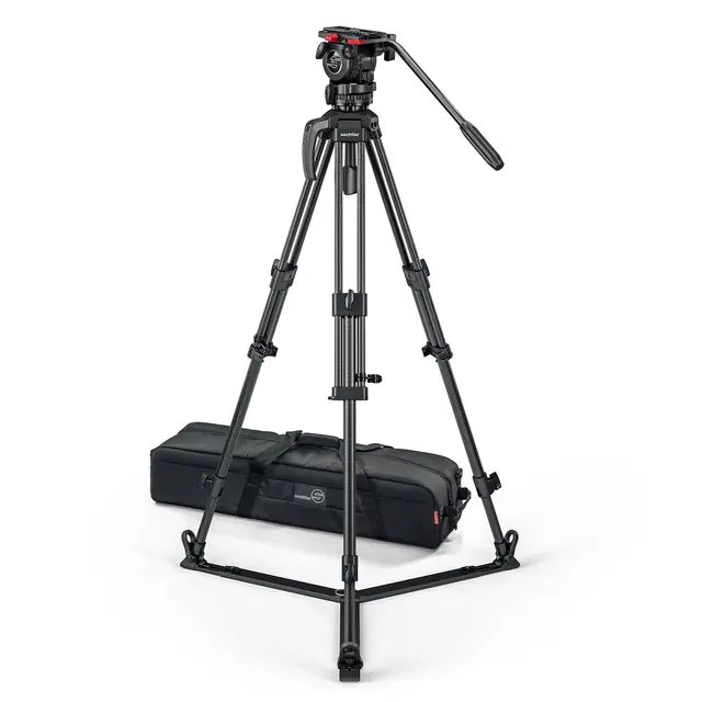 Sachtler FSB 4 75/2 CF GS Mk II Fluid head, Tripod, Gr-Spreader, Bag 