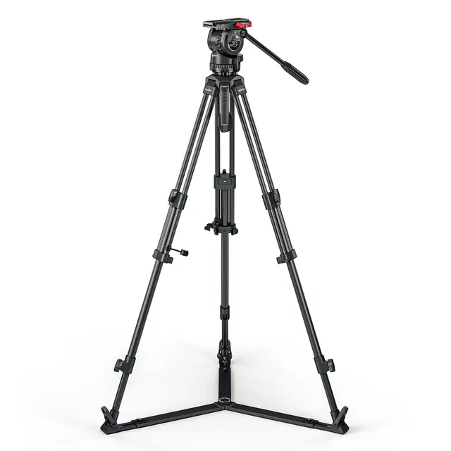 Sachtler FSB 4 75/2 CF GS Mk II Fluid head, Tripod, Gr-Spreader, Bag 
