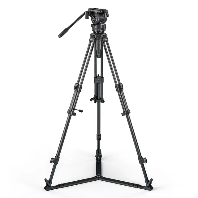 Sachtler FSB 4 75/2 CF GS Mk II Fluid head, Tripod, Gr-Spreader, Bag 