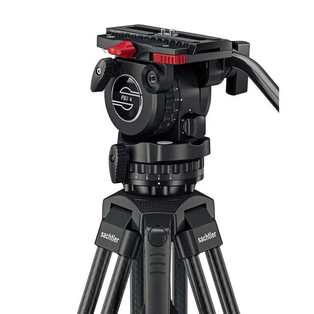 Sachtler FSB 4 75/2 CF GS Mk II Fluid head, Tripod, Gr-Spreader, Bag 