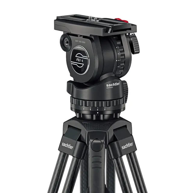 Sachtler FSB 4 75/2 CF GS Mk II Fluid head, Tripod, Gr-Spreader, Bag 