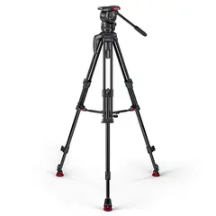 Sachtler FSB 4 75/2 AL MS Mk II Fluid head, Tripod, Mid-Spreader, Bag
