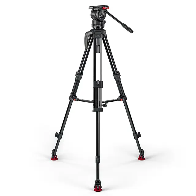 Sachtler FSB 4 75/2 AL MS Mk II Fluid head, Tripod, Mid-Spreader, Bag 