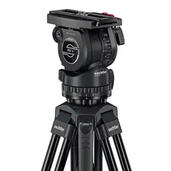 Sachtler FSB 4 75/2 AL MS Mk II Fluid head, Tripod, Mid-Spreader, Bag