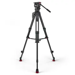 Sachtler FSB 6 75/2 AL MS Mk II Fluid head, Tripod, Mid-Spreader, Bag