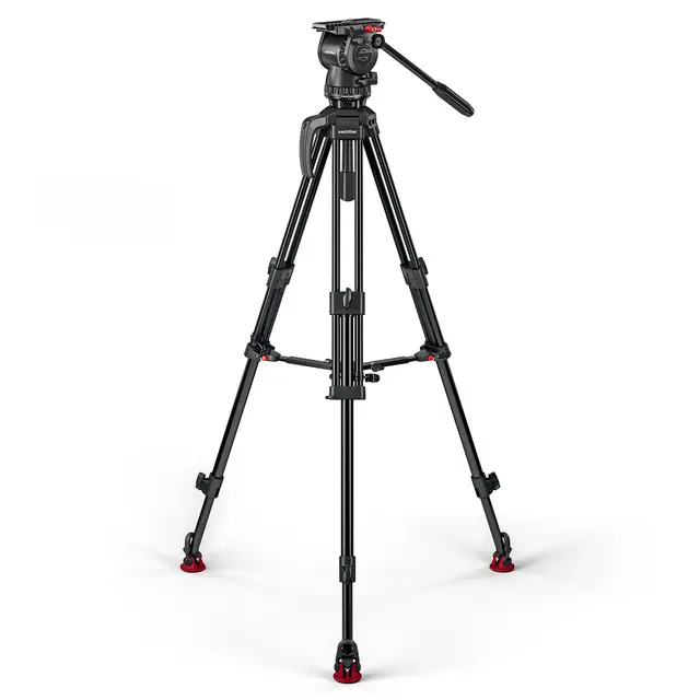 Sachtler FSB 6 75/2 AL MS Mk II Fluid head, Tripod, Mid-Spreader, Bag 