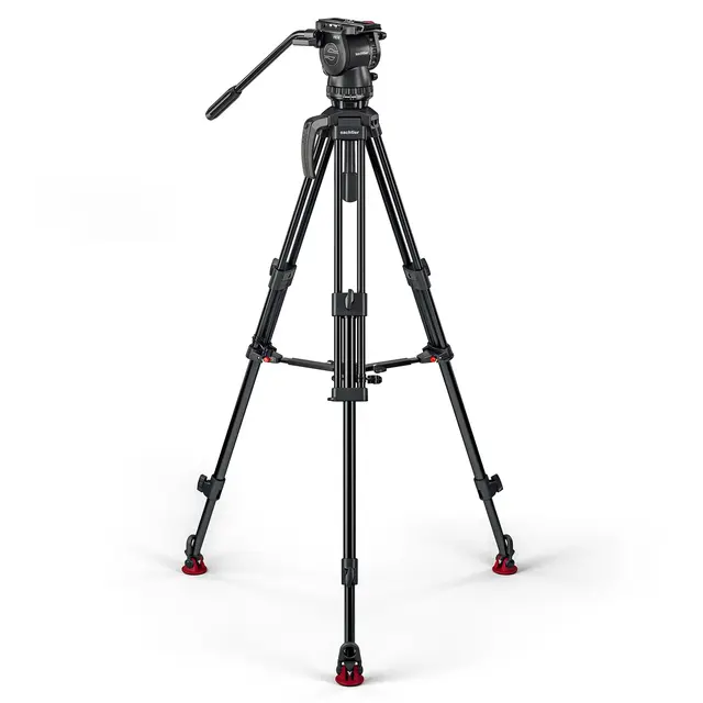 Sachtler FSB 6 75/2 AL MS Mk II Fluid head, Tripod, Mid-Spreader, Bag 