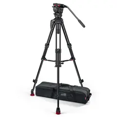 Sachtler FSB 8 75/2 AL MS Mk II Fluid head, Tripod, Mid-Spreader, Bag