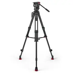 Sachtler FSB 8 75/2 AL MS Mk II Fluid head, Tripod, Mid-Spreader, Bag