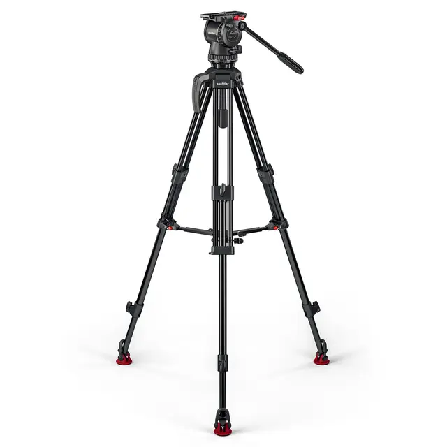 Sachtler FSB 8 75/2 AL MS Mk II Fluid head, Tripod, Mid-Spreader, Bag 