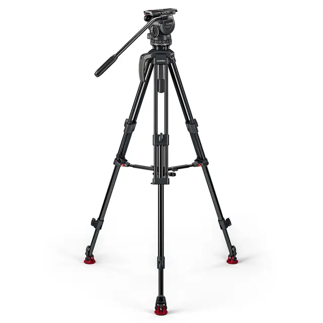 Sachtler FSB 8 75/2 AL MS Mk II Fluid head, Tripod, Mid-Spreader, Bag 