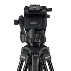 Sachtler Ace M MS Mk II Alu Tripod Kit Fluid head Tripod Mid-Spreader Bag, 4 kg