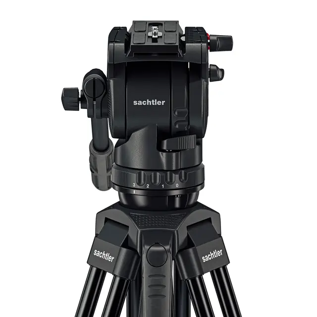 Sachtler Ace M MS Mk II Alu Tripod Kit Fluid head Tripod Mid-Spreader Bag, 4 kg 