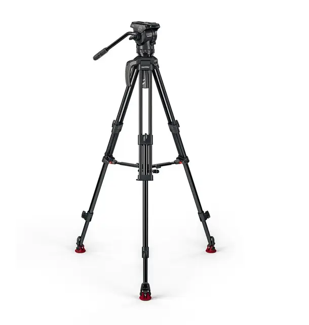 Sachtler Ace XL AL MS Mk II Alu Stativ Fluid head Tripod Mid-Spreader Bag, 8 kg 