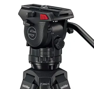 Sachtler Ace XL AL MS Mk II Alu Stativ Fluid head Tripod Mid-Spreader Bag, 8 kg