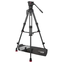 Sachtler Ace XL CF MS Mk II Carbon Fluid head Tripod Mid-Spreader. Bag. 8kg