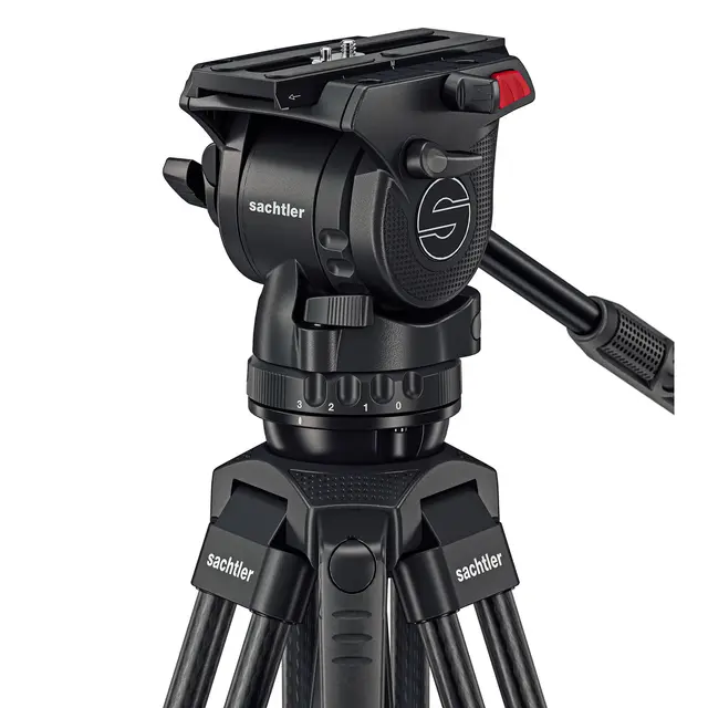 Sachtler Ace XL CF MS Mk II Carbon Fluid head Tripod Mid-Spreader. Bag. 8kg 