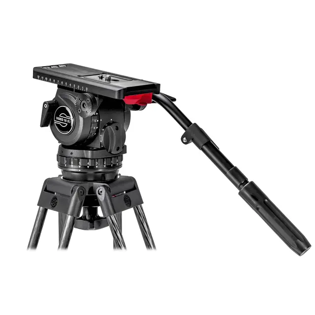 Sachtler System 18 S2 ENG2 CF Fluid Head m/ ENG 2 CF Tripod/Ground Spreader/Bag 