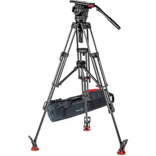 Sachtler Video 18 S2 Fluid Head &amp; ENG 2 2-22kg Video Stativ 100mm Bowl