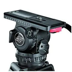Sachtler Video 20 S1 Fluid Head Med Touch &amp; Go Camera Plate og Pan Bar
