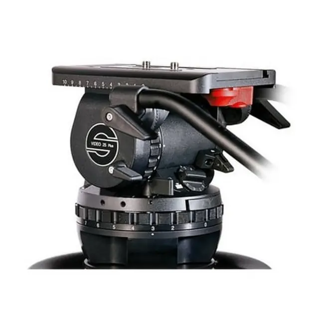 Sachtler Video 25 Plus Fluid Head Videohode, 8-35kg, Flat Base 