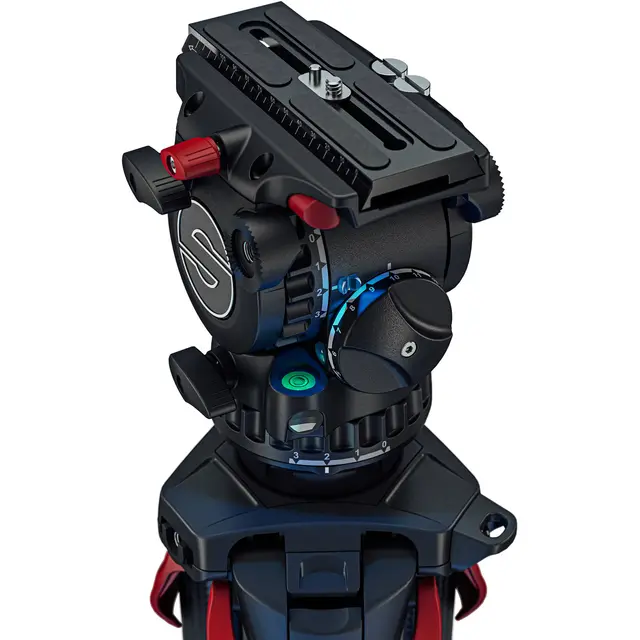 Sachtler System aktiv6 flowtech75 MS 0-8kg video stativ 75mm Bowl 