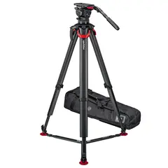 Sachtler System aktiv16T flowtech100 GS Fluid head, Tripod, Gr-Spreader, Bag