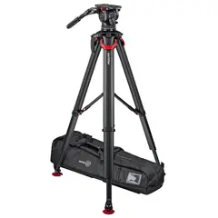 Sachtler System aktiv16T flowtech100 MS Fluid head, Tripod, Mid-Spreader, Bag