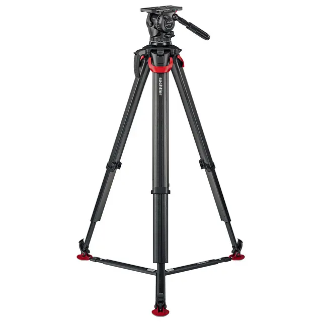 Sachtler System aktiv18T flowtech100 GS Fluid head, Tripod, Gr-Spreader, Bag 