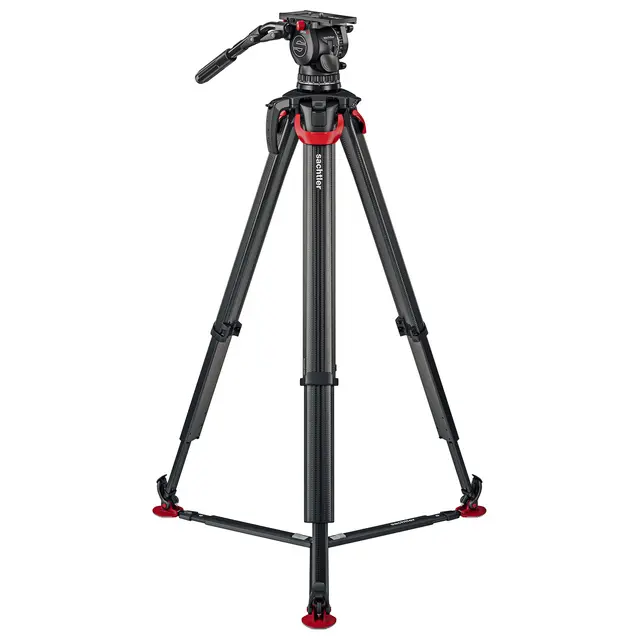 Sachtler System aktiv18T flowtech100 GS Fluid head, Tripod, Gr-Spreader, Bag 